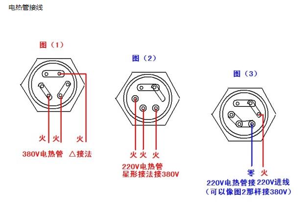 380V發(fā)熱管接線圖